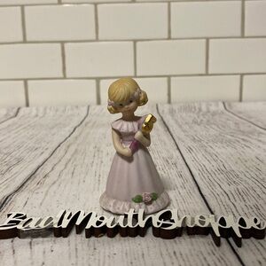 Vintage Enesco Growing Up Birthday Girls Porcelain Figurine - Blonde, 5